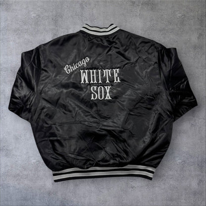 Chicago White Sox スタジャン ナイロンジャケット ブラック XL スウィングスター USA製 ヴィンテージ