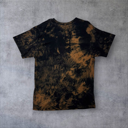 ジョーカー Tシャツ タイダイ ブラック×ブラウン DCコミックス ヴィンテージライク 古着