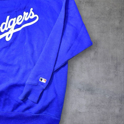 Dodgers ロゴスウェット トレーナー ブルー LA MLB