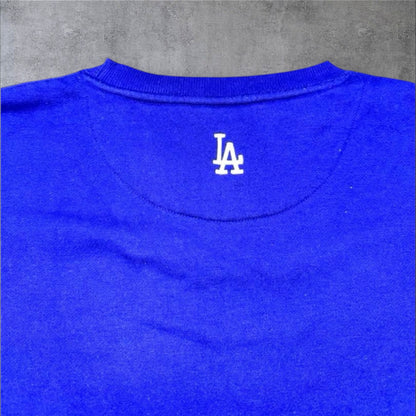 Dodgers ロゴスウェット トレーナー ブルー LA MLB